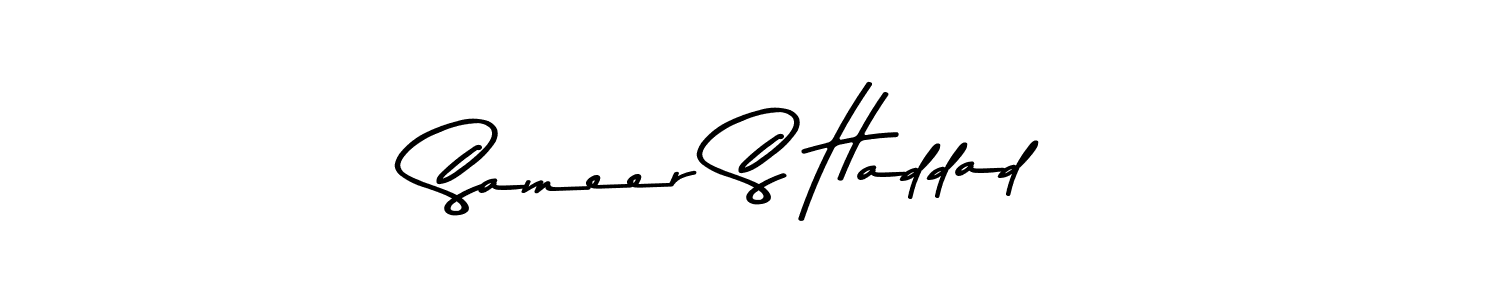 You should practise on your own different ways (Asem Kandis PERSONAL USE) to write your name (Sameer S Haddad) in signature. don't let someone else do it for you. Sameer S Haddad signature style 9 images and pictures png