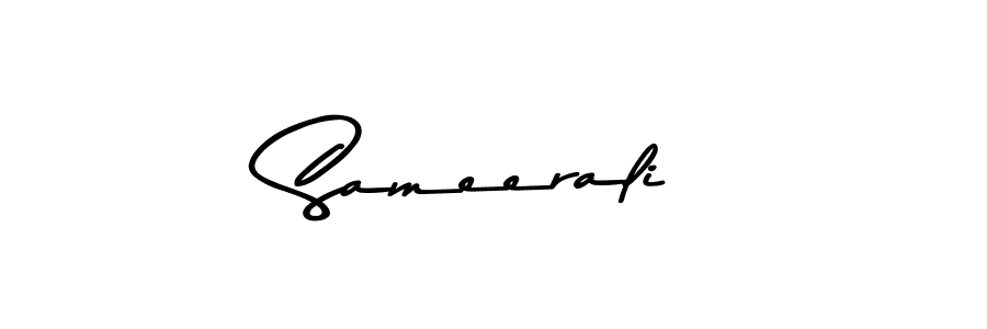 Make a beautiful signature design for name Sameerali. Use this online signature maker to create a handwritten signature for free. Sameerali signature style 9 images and pictures png