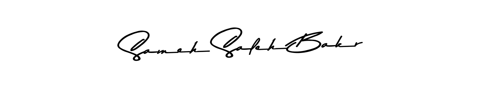 The best way (Asem Kandis PERSONAL USE) to make a short signature is to pick only two or three words in your name. The name Sameh Saleh Bakr include a total of six letters. For converting this name. Sameh Saleh Bakr signature style 9 images and pictures png