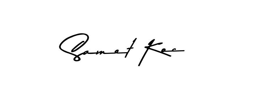 Check out images of Autograph of Samet Koc name. Actor Samet Koc Signature Style. Asem Kandis PERSONAL USE is a professional sign style online. Samet Koc signature style 9 images and pictures png