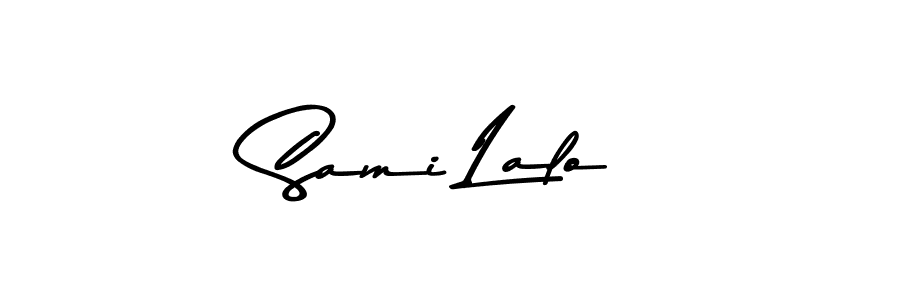 Use a signature maker to create a handwritten signature online. With this signature software, you can design (Asem Kandis PERSONAL USE) your own signature for name Sami Lalo. Sami Lalo signature style 9 images and pictures png