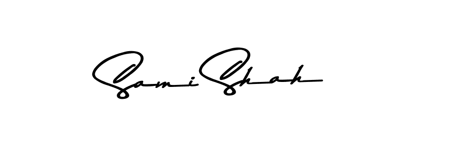The best way (Asem Kandis PERSONAL USE) to make a short signature is to pick only two or three words in your name. The name Sami Shah include a total of six letters. For converting this name. Sami Shah signature style 9 images and pictures png