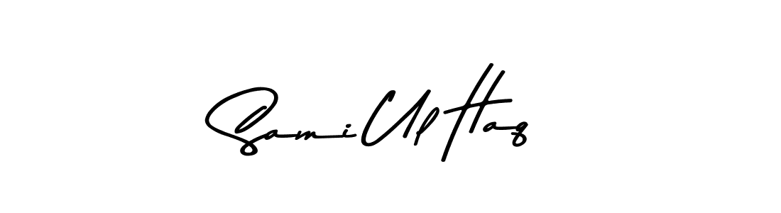 Create a beautiful signature design for name Sami Ul Haq. With this signature (Asem Kandis PERSONAL USE) fonts, you can make a handwritten signature for free. Sami Ul Haq signature style 9 images and pictures png