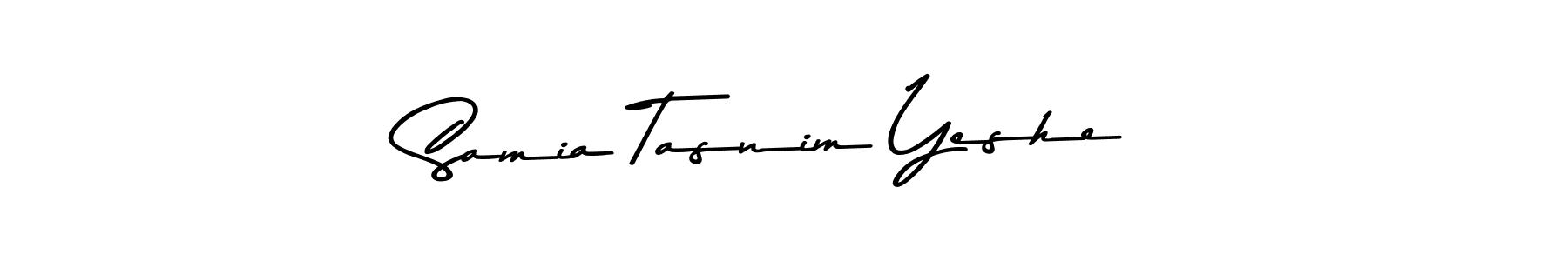 Create a beautiful signature design for name Samia Tasnim Yeshe. With this signature (Asem Kandis PERSONAL USE) fonts, you can make a handwritten signature for free. Samia Tasnim Yeshe signature style 9 images and pictures png