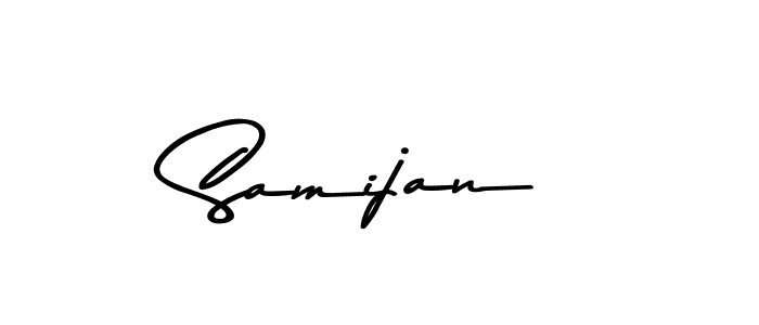 Samijan stylish signature style. Best Handwritten Sign (Asem Kandis PERSONAL USE) for my name. Handwritten Signature Collection Ideas for my name Samijan. Samijan signature style 9 images and pictures png