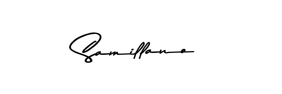 How to Draw Samillano signature style? Asem Kandis PERSONAL USE is a latest design signature styles for name Samillano. Samillano signature style 9 images and pictures png
