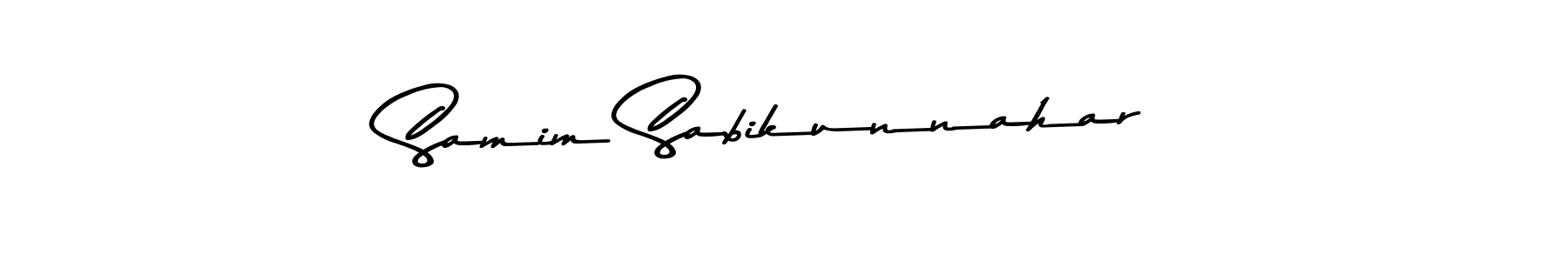 Here are the top 10 professional signature styles for the name Samim Sabikunnahar. These are the best autograph styles you can use for your name. Samim Sabikunnahar signature style 9 images and pictures png