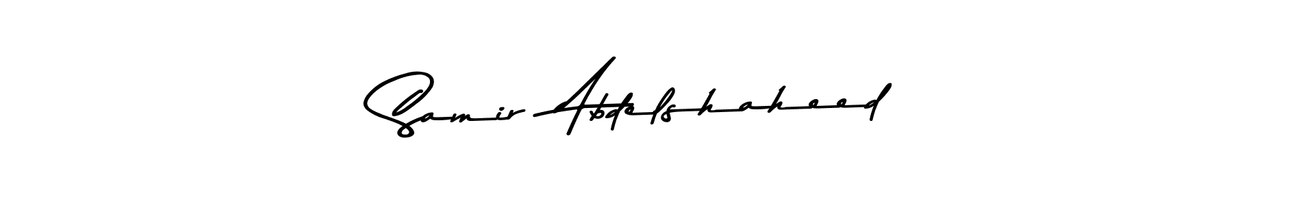 You can use this online signature creator to create a handwritten signature for the name Samir  Abdelshaheed. This is the best online autograph maker. Samir  Abdelshaheed signature style 9 images and pictures png