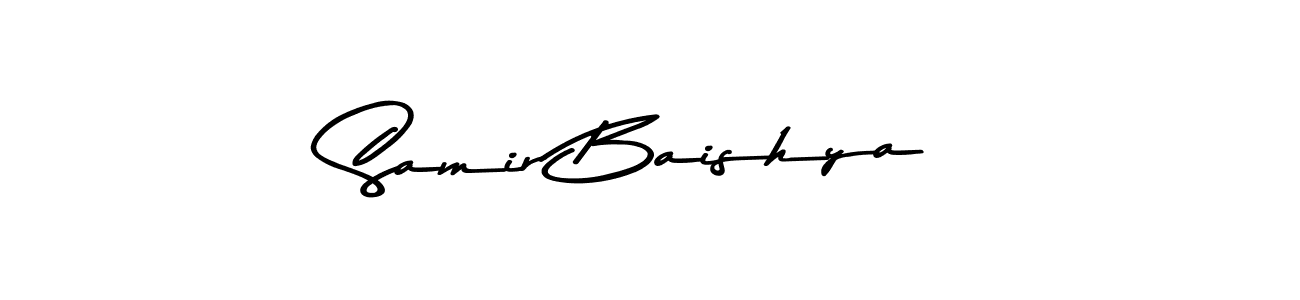 Make a beautiful signature design for name Samir Baishya. With this signature (Asem Kandis PERSONAL USE) style, you can create a handwritten signature for free. Samir Baishya signature style 9 images and pictures png