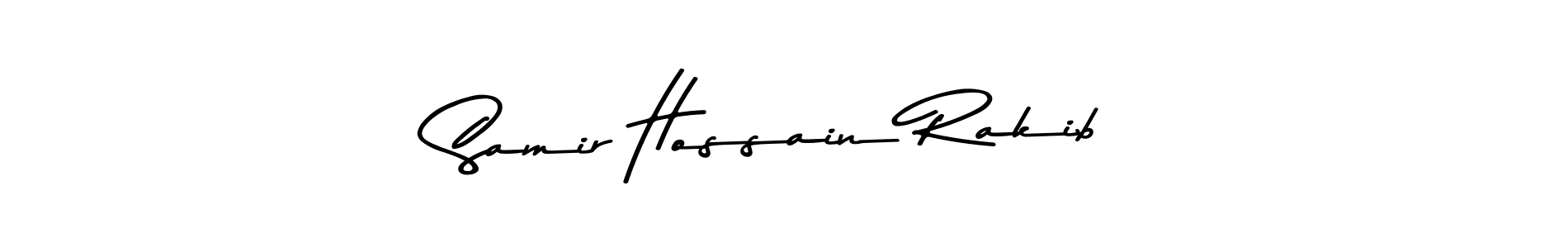 Create a beautiful signature design for name Samir Hossain Rakib. With this signature (Asem Kandis PERSONAL USE) fonts, you can make a handwritten signature for free. Samir Hossain Rakib signature style 9 images and pictures png
