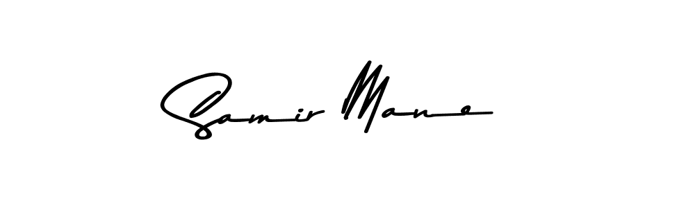 Design your own signature with our free online signature maker. With this signature software, you can create a handwritten (Asem Kandis PERSONAL USE) signature for name Samir Mane. Samir Mane signature style 9 images and pictures png