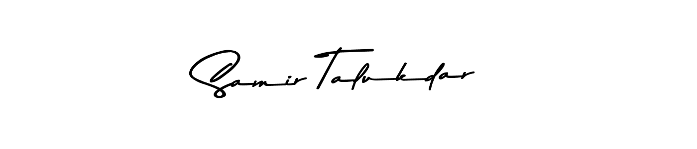 Design your own signature with our free online signature maker. With this signature software, you can create a handwritten (Asem Kandis PERSONAL USE) signature for name Samir Talukdar. Samir Talukdar signature style 9 images and pictures png