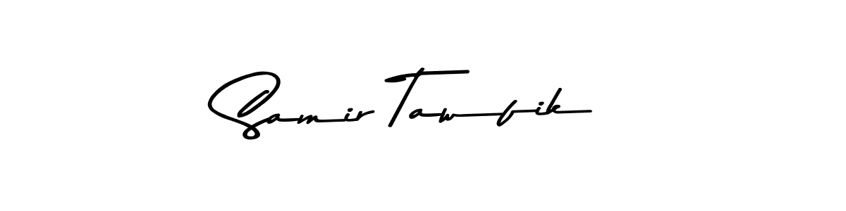 Samir Tawfik stylish signature style. Best Handwritten Sign (Asem Kandis PERSONAL USE) for my name. Handwritten Signature Collection Ideas for my name Samir Tawfik. Samir Tawfik signature style 9 images and pictures png