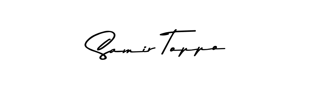 How to make Samir Toppo signature? Asem Kandis PERSONAL USE is a professional autograph style. Create handwritten signature for Samir Toppo name. Samir Toppo signature style 9 images and pictures png