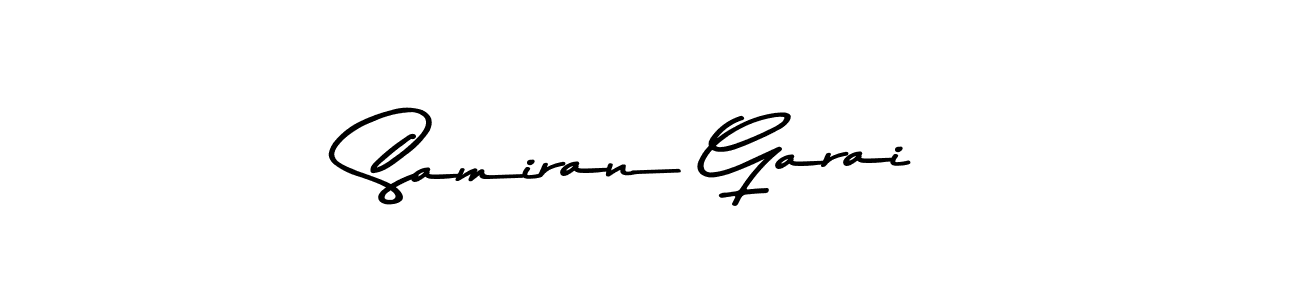 Create a beautiful signature design for name Samiran Garai. With this signature (Asem Kandis PERSONAL USE) fonts, you can make a handwritten signature for free. Samiran Garai signature style 9 images and pictures png