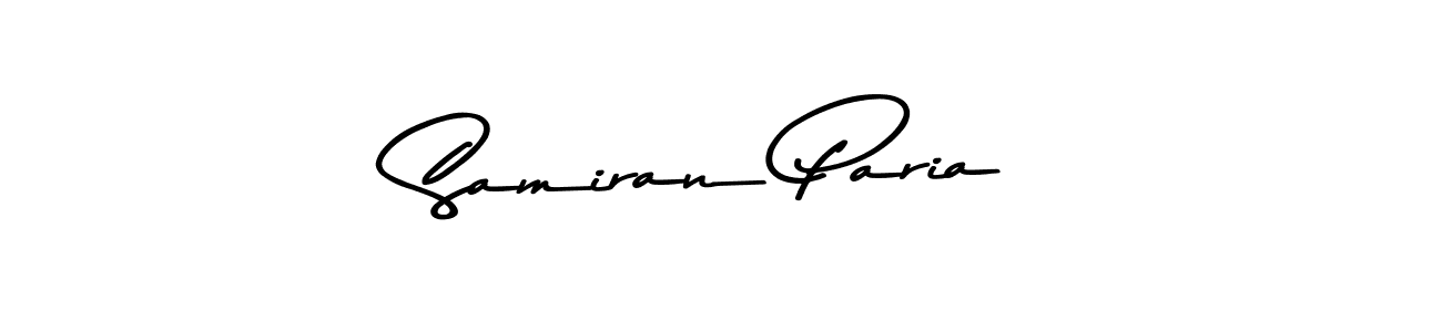 Asem Kandis PERSONAL USE is a professional signature style that is perfect for those who want to add a touch of class to their signature. It is also a great choice for those who want to make their signature more unique. Get Samiran Paria name to fancy signature for free. Samiran Paria signature style 9 images and pictures png