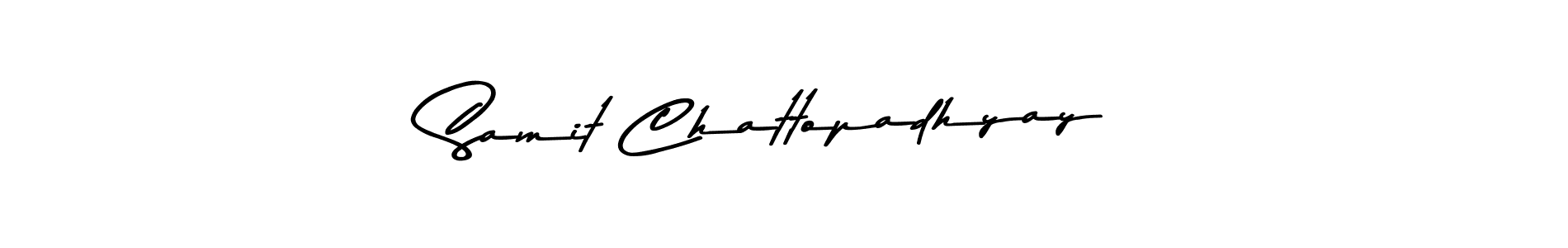 Make a beautiful signature design for name Samit Chattopadhyay. With this signature (Asem Kandis PERSONAL USE) style, you can create a handwritten signature for free. Samit Chattopadhyay signature style 9 images and pictures png