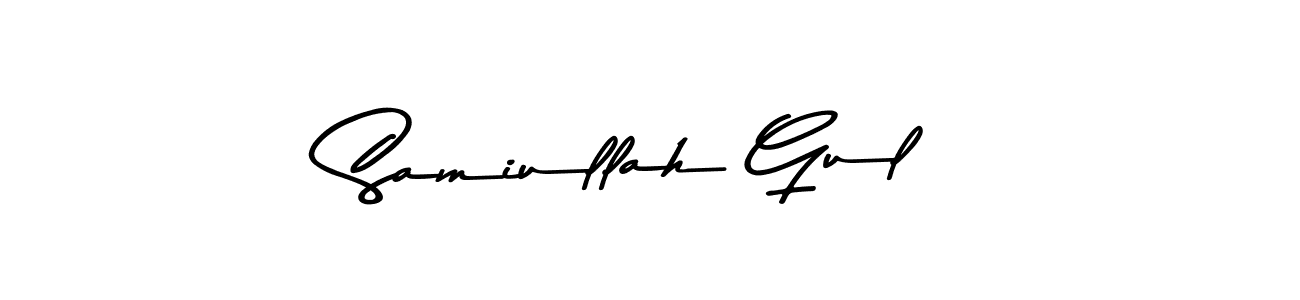 Also You can easily find your signature by using the search form. We will create Samiullah Gul name handwritten signature images for you free of cost using Asem Kandis PERSONAL USE sign style. Samiullah Gul signature style 9 images and pictures png