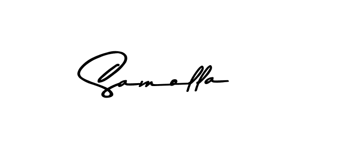 How to make Samolla signature? Asem Kandis PERSONAL USE is a professional autograph style. Create handwritten signature for Samolla name. Samolla signature style 9 images and pictures png