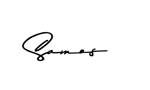 Make a beautiful signature design for name Samos. With this signature (Asem Kandis PERSONAL USE) style, you can create a handwritten signature for free. Samos signature style 9 images and pictures png