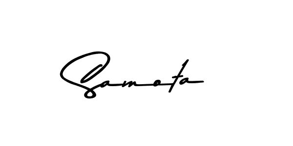 The best way (Asem Kandis PERSONAL USE) to make a short signature is to pick only two or three words in your name. The name Samota include a total of six letters. For converting this name. Samota signature style 9 images and pictures png