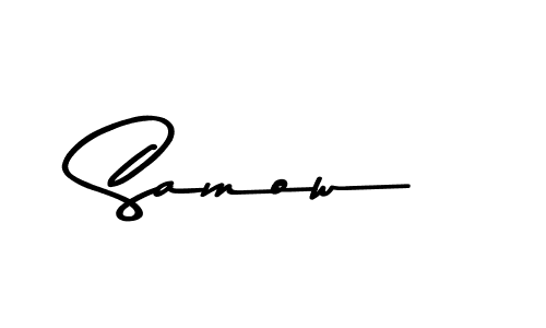 How to make Samow signature? Asem Kandis PERSONAL USE is a professional autograph style. Create handwritten signature for Samow name. Samow signature style 9 images and pictures png