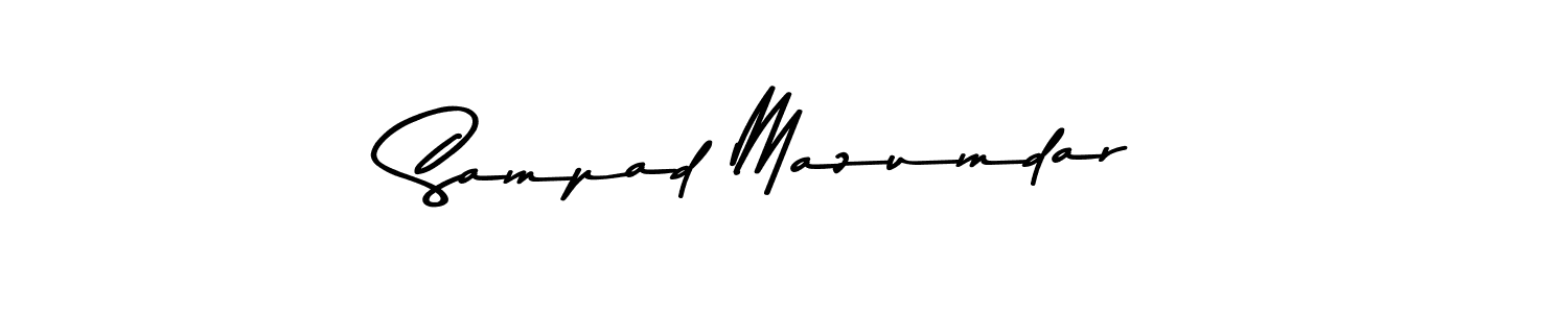 How to make Sampad Mazumdar signature? Asem Kandis PERSONAL USE is a professional autograph style. Create handwritten signature for Sampad Mazumdar name. Sampad Mazumdar signature style 9 images and pictures png