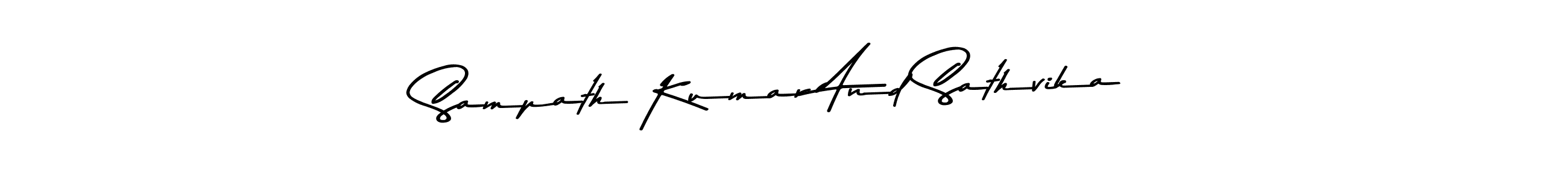 Check out images of Autograph of Sampath Kumar And Sathvika name. Actor Sampath Kumar And Sathvika Signature Style. Asem Kandis PERSONAL USE is a professional sign style online. Sampath Kumar And Sathvika signature style 9 images and pictures png