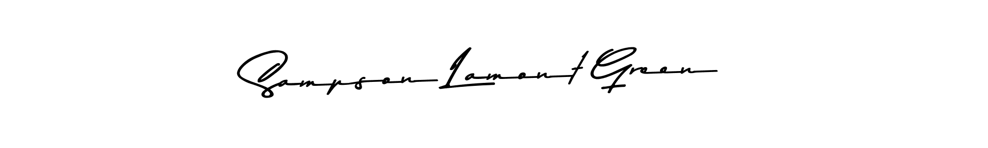 Also we have Sampson Lamont Green name is the best signature style. Create professional handwritten signature collection using Asem Kandis PERSONAL USE autograph style. Sampson Lamont Green signature style 9 images and pictures png