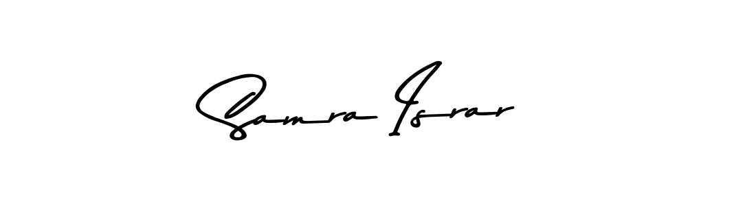 Make a beautiful signature design for name Samra Israr. Use this online signature maker to create a handwritten signature for free. Samra Israr signature style 9 images and pictures png