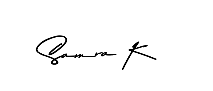 Also You can easily find your signature by using the search form. We will create Samra K name handwritten signature images for you free of cost using Asem Kandis PERSONAL USE sign style. Samra K signature style 9 images and pictures png