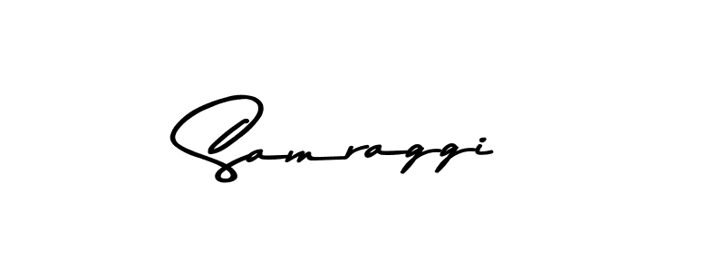 Use a signature maker to create a handwritten signature online. With this signature software, you can design (Asem Kandis PERSONAL USE) your own signature for name Samraggi. Samraggi signature style 9 images and pictures png