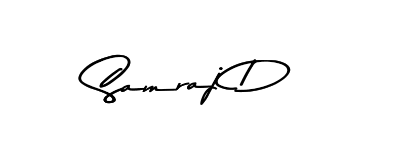 This is the best signature style for the Samraj D name. Also you like these signature font (Asem Kandis PERSONAL USE). Mix name signature. Samraj D signature style 9 images and pictures png