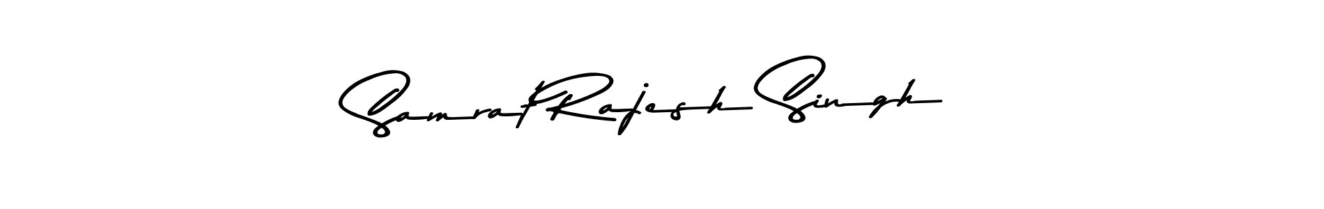 Design your own signature with our free online signature maker. With this signature software, you can create a handwritten (Asem Kandis PERSONAL USE) signature for name Samrat Rajesh Singh. Samrat Rajesh Singh signature style 9 images and pictures png
