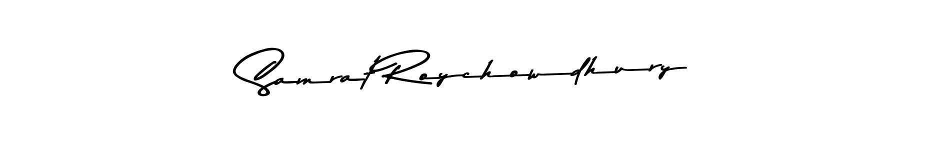 Create a beautiful signature design for name Samrat Roychowdhury. With this signature (Asem Kandis PERSONAL USE) fonts, you can make a handwritten signature for free. Samrat Roychowdhury signature style 9 images and pictures png