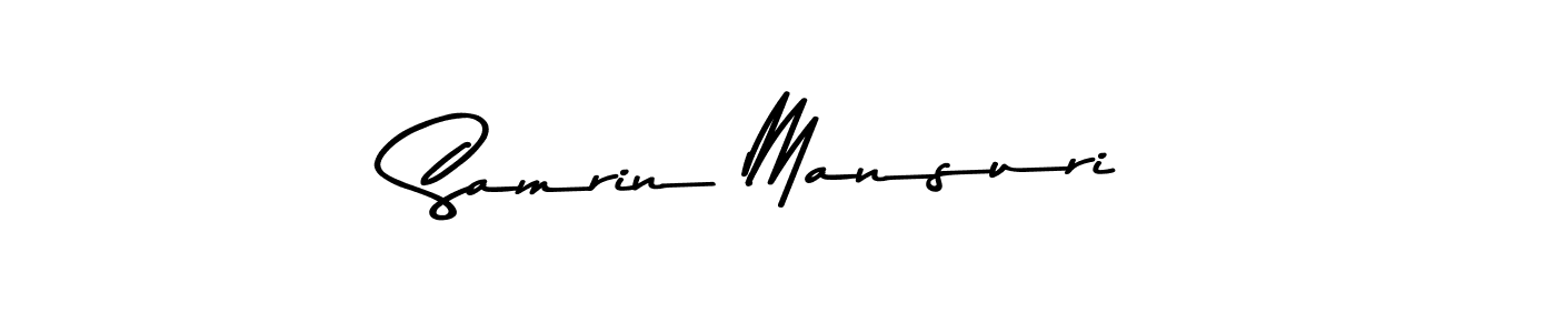 Asem Kandis PERSONAL USE is a professional signature style that is perfect for those who want to add a touch of class to their signature. It is also a great choice for those who want to make their signature more unique. Get Samrin Mansuri name to fancy signature for free. Samrin Mansuri signature style 9 images and pictures png