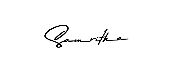 Make a beautiful signature design for name Samritha. With this signature (Asem Kandis PERSONAL USE) style, you can create a handwritten signature for free. Samritha signature style 9 images and pictures png