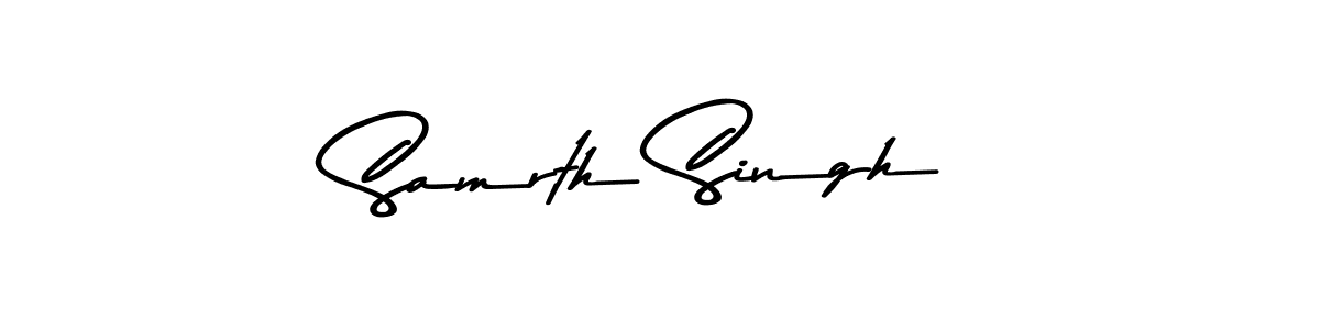 Check out images of Autograph of Samrth Singh name. Actor Samrth Singh Signature Style. Asem Kandis PERSONAL USE is a professional sign style online. Samrth Singh signature style 9 images and pictures png