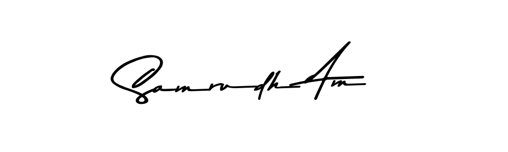 How to make Samrudh Am signature? Asem Kandis PERSONAL USE is a professional autograph style. Create handwritten signature for Samrudh Am name. Samrudh Am signature style 9 images and pictures png