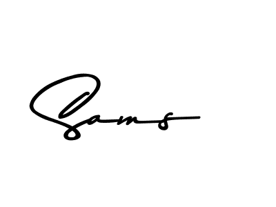 How to make Sams name signature. Use Asem Kandis PERSONAL USE style for creating short signs online. This is the latest handwritten sign. Sams signature style 9 images and pictures png