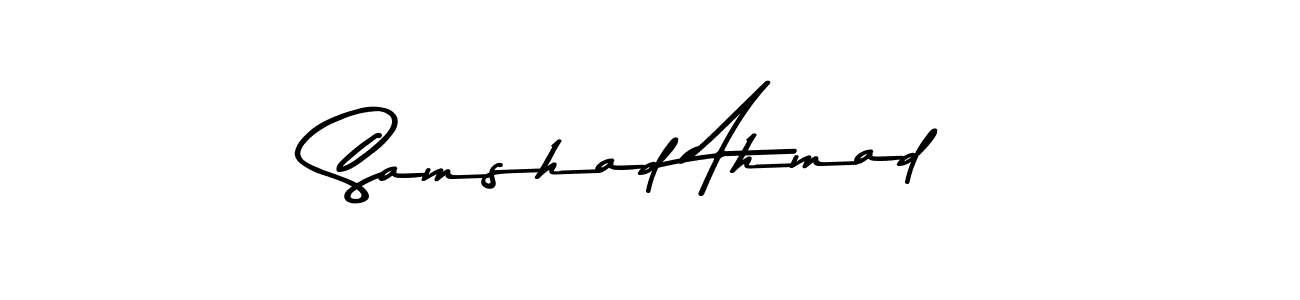 You can use this online signature creator to create a handwritten signature for the name Samshad Ahmad. This is the best online autograph maker. Samshad Ahmad signature style 9 images and pictures png