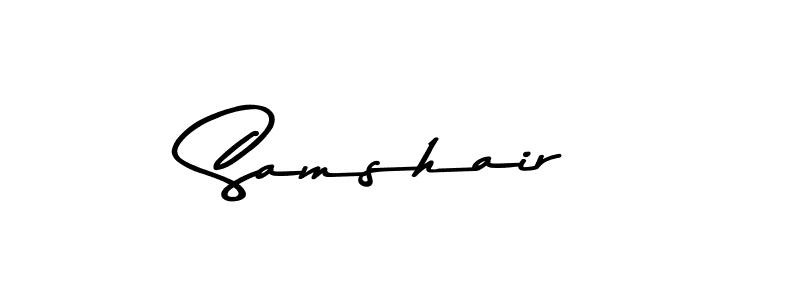 You should practise on your own different ways (Asem Kandis PERSONAL USE) to write your name (Samshair) in signature. don't let someone else do it for you. Samshair signature style 9 images and pictures png