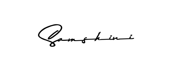 Also we have Samshini name is the best signature style. Create professional handwritten signature collection using Asem Kandis PERSONAL USE autograph style. Samshini signature style 9 images and pictures png