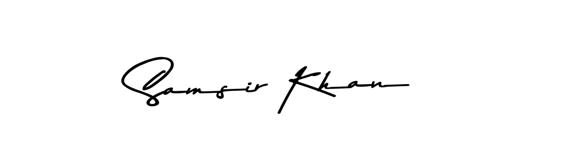 Similarly Asem Kandis PERSONAL USE is the best handwritten signature design. Signature creator online .You can use it as an online autograph creator for name Samsir Khan. Samsir Khan signature style 9 images and pictures png