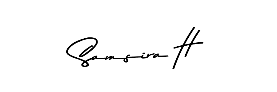 Here are the top 10 professional signature styles for the name Samsira H. These are the best autograph styles you can use for your name. Samsira H signature style 9 images and pictures png