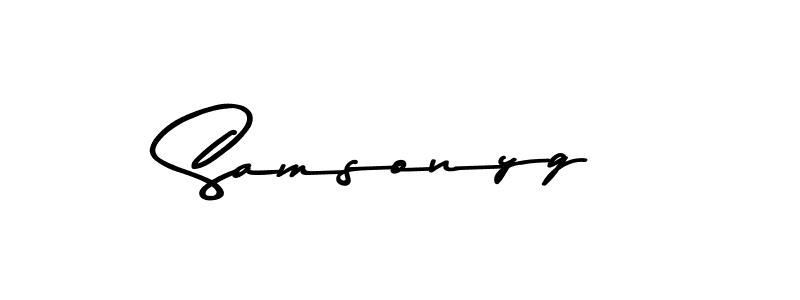 How to make Samsonyg signature? Asem Kandis PERSONAL USE is a professional autograph style. Create handwritten signature for Samsonyg name. Samsonyg signature style 9 images and pictures png