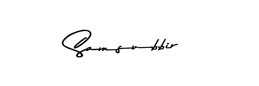 Make a beautiful signature design for name Samsubbir. Use this online signature maker to create a handwritten signature for free. Samsubbir signature style 9 images and pictures png