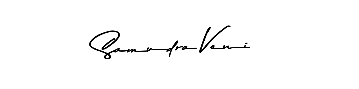 Samudra Veni stylish signature style. Best Handwritten Sign (Asem Kandis PERSONAL USE) for my name. Handwritten Signature Collection Ideas for my name Samudra Veni. Samudra Veni signature style 9 images and pictures png