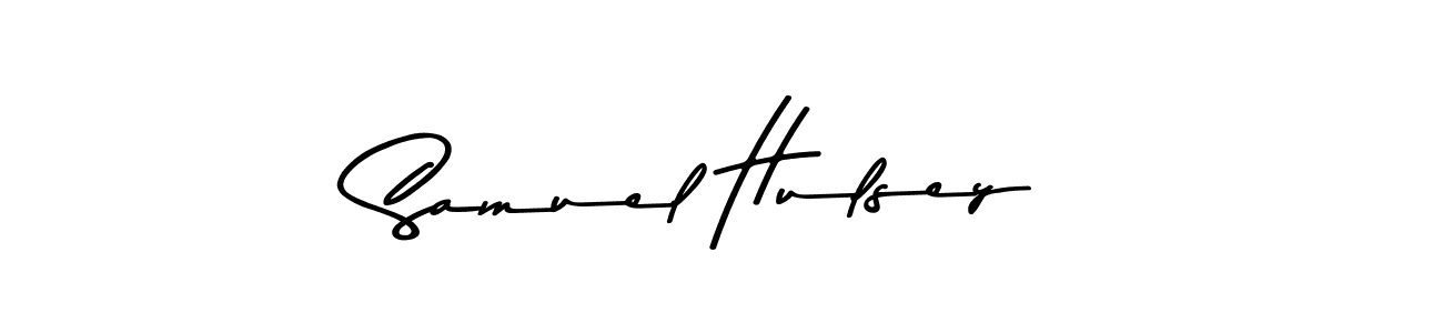 How to make Samuel Hulsey name signature. Use Asem Kandis PERSONAL USE style for creating short signs online. This is the latest handwritten sign. Samuel Hulsey signature style 9 images and pictures png
