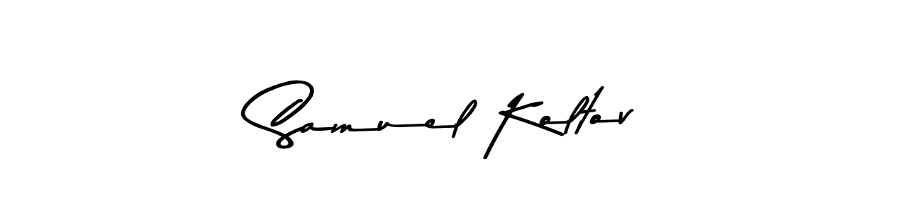 Create a beautiful signature design for name Samuel Koltov. With this signature (Asem Kandis PERSONAL USE) fonts, you can make a handwritten signature for free. Samuel Koltov signature style 9 images and pictures png